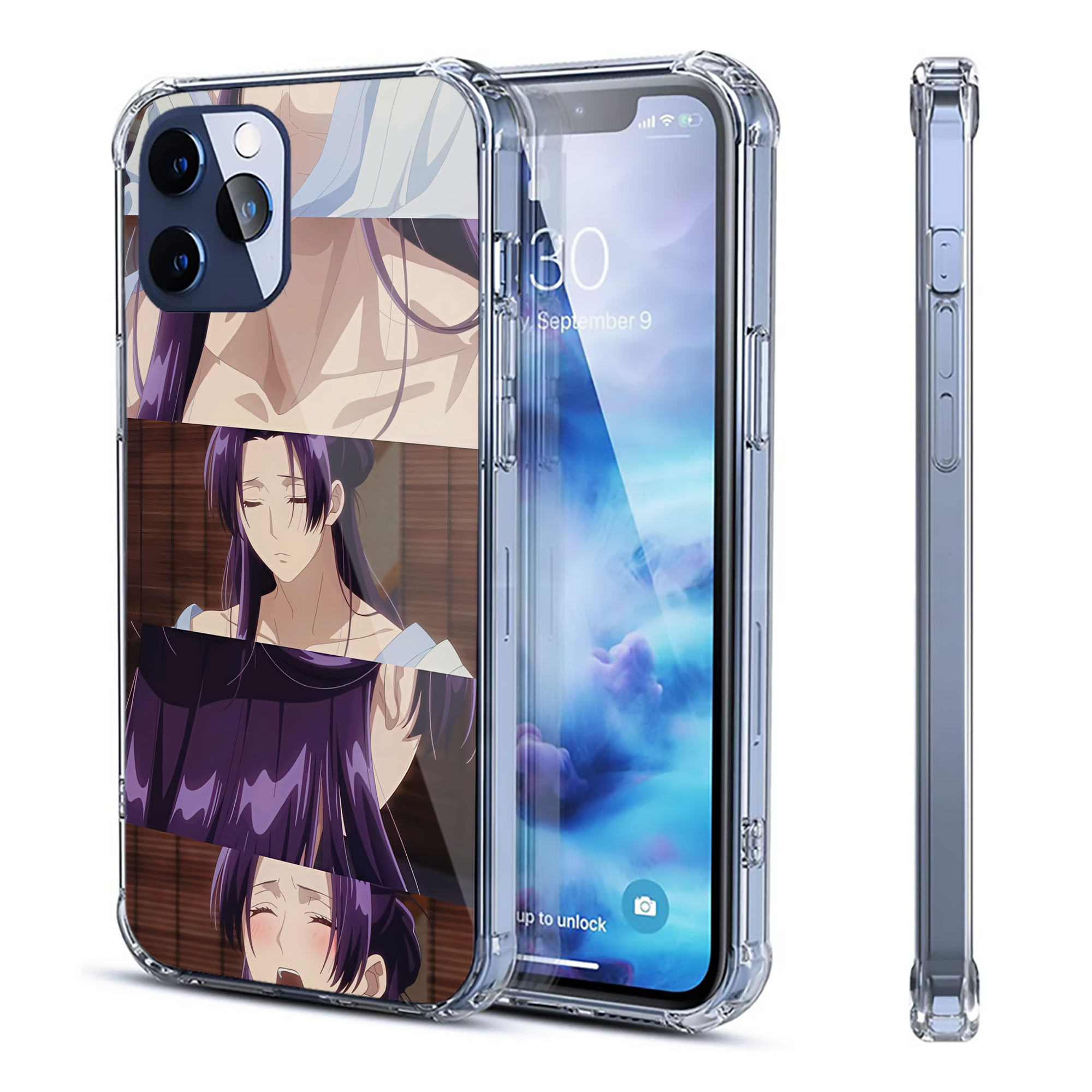 （画像用） 薬屋のひとりごと The Apothecary Diaries 【iPhone 12シリーズ対応】透明スマホケース（クリアソフトケース）